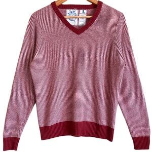 Trovata Red and White Striped Sweater